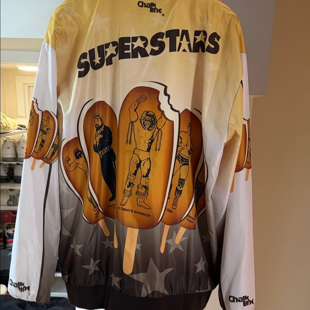 Superstars Men's Jacket - Yellow and Black